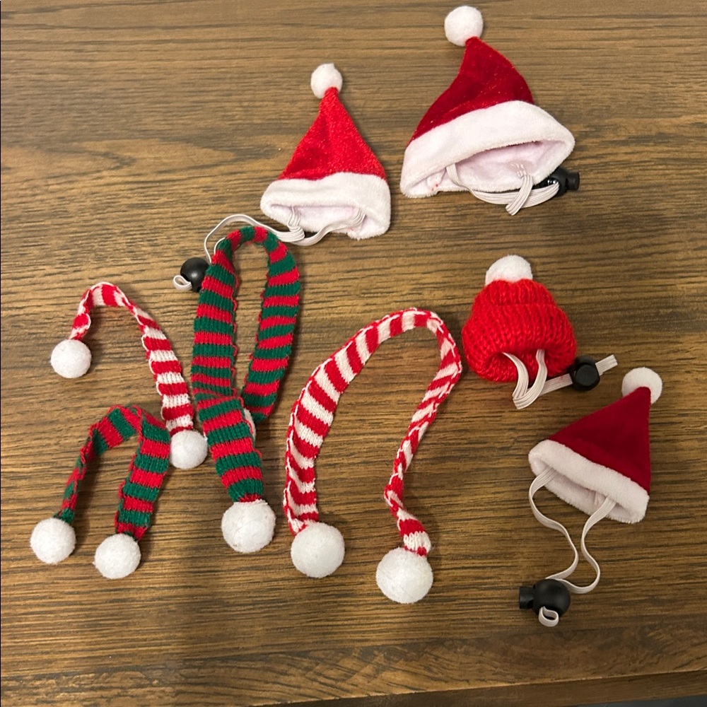 Holiday dress up accessories hamster guinea pig elf shelf